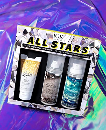 IGK All Stars Shine & Style Hair Extension & Care Kit 5.4 oz