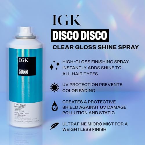 IGK Must Have Travel Kit Holiday 2025 ? Includes GOOD BEHAVIOR Smoothing Spray, DISCO DISCO Shine Spray & ANTISOCIAL Dry Hair Mask ? TSA Approved Travel Size Hair Essentials