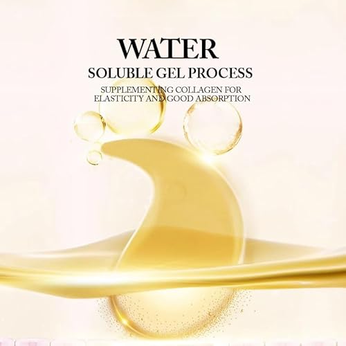 Gold Collagen Under Eye Mask Patches, 60 Pcs Anti-Aging Hydrating Eye Treatment for Dark Circles, Puffiness, Wrinkles and Fine Lines with Hyaluronic Acid