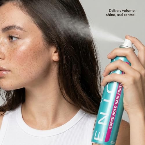 Enjoy Super Hold Hair Spray - Extra Firm, Quick-Dry, Humidity-Resistant, 10 Oz