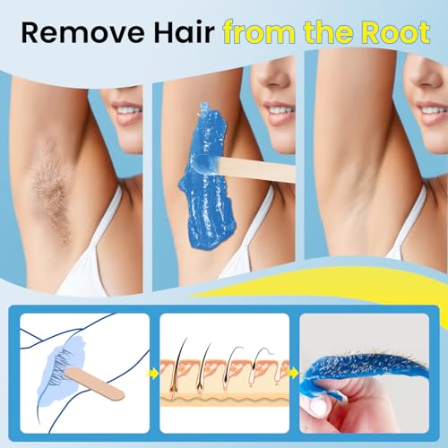Troyber 2.2lb Hard Wax Beads for Coarse Hair Removal - Brazilian, Bikini & Body