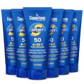 Coppertone SPORT Sunscreen Lotion SPF 50 Multipack 6 x 3 FL OZ Water-Resistant