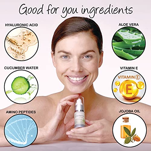Deluvia Daily Under Eye Gel for Puffiness & Fine Lines 0.5 oz – Hydrating Eye Treatment