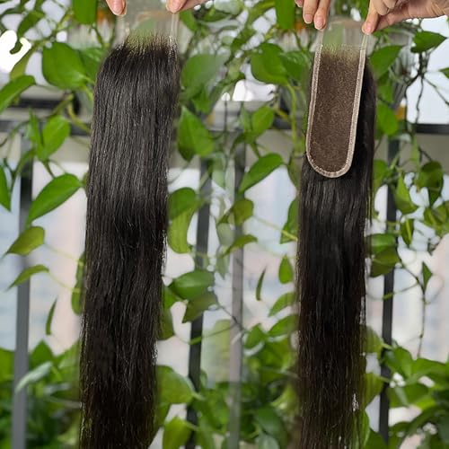 14 Inch 2x6 HD Lace Closure - Straight Virgin Human Hair with Bleached Knots