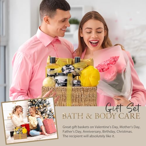 Orchid & Jasmine 15-Piece Spa Gift Set for Women - Bath & Body Care