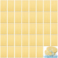 Foaincore 600 Pieces Compressed Facial Sponge Round Facial Sponge for Estheticians Face Sponges for Cleansing Makeup Removal Wash Pads Disposable Sponges for Women Spa Exfoliating Cleansing(Yellow)