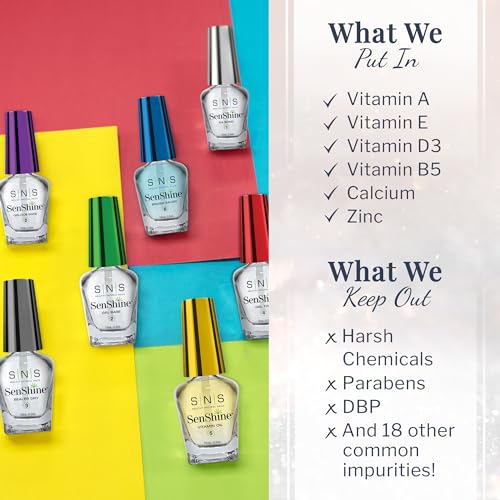 SNS Base Coat Nail Polish for Nail Dip Powder, Gel Base Refill - Long-Lasting & Fast-Drying Nail Strengtheners Gel Base - Low-Odor & No UV Lamp Required - 2 fl. oz.