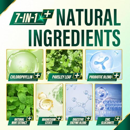 Hochornk Breath Freshener Capsules 7-in-1 Mint & Chlorophyll for Bad Breath - Variation 1