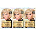 L'Oreal Paris Superior Preference Luminous Fade-Defying Permanent Hair Color, Hair Dye For Up to 9 Weeks of Radiance, Lightest Natural Blonde 9.5NB, 1 Hair Dye Kit (Pack of 3)