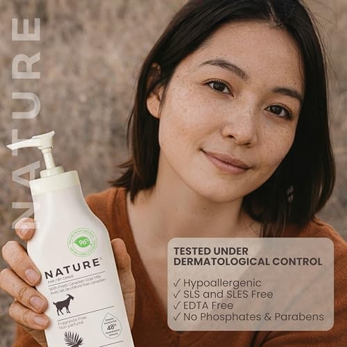 Nature Fragrance-Free Goat Milk Body Lotion for Sensitive Skin 11.8 oz