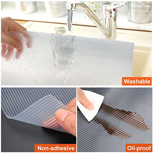 Anoak Non-Slip Waterproof Shelf Liner 20 W x 35 FT Kitchen Drawer & Refrigerator