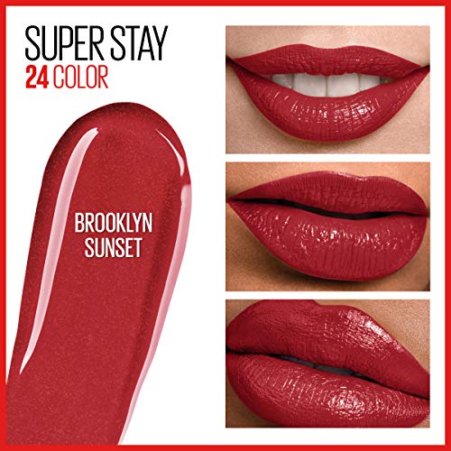 Maybelline Super Stay 24 Long Lasting Liquid Lipstick & Lip Balm - Brooklyn Sunset 925 - 0.08 Fl Oz