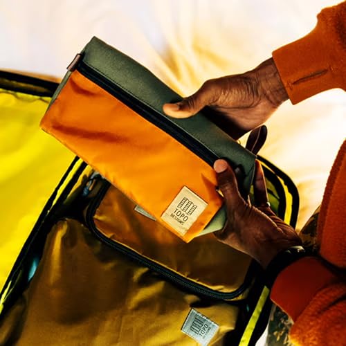 3L Travel Dopp Kit for Personal Care Essentials - Navy/Navy, Triangular Shape, Recycled Nylon