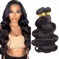 Shoaiye Unprocessed Brazilian Virgin Human Hair Bundles 14-18 Inch Black Body Wave 3 Pack