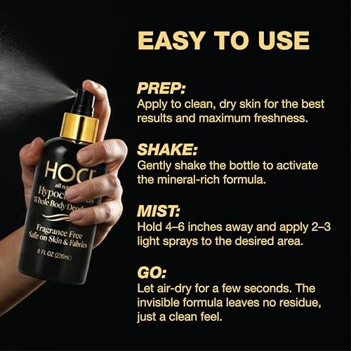 Hypochlorous Acid Whole Body Deodorant Spray - 8 fl oz - Sensitive Skin