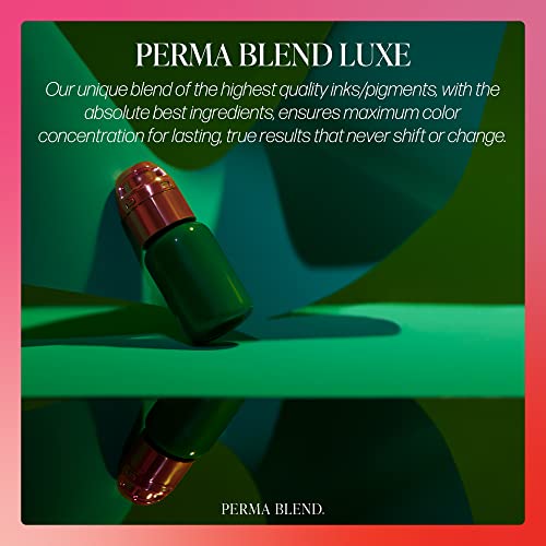 Perma Blend Luxe Black Umber Microblading & Eyeliner Tattoo Ink - Vegan, 0.5 oz