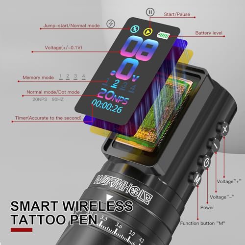 Wireless Tattoo Machine Kit with 2300mAh Battery - Variation WTK403