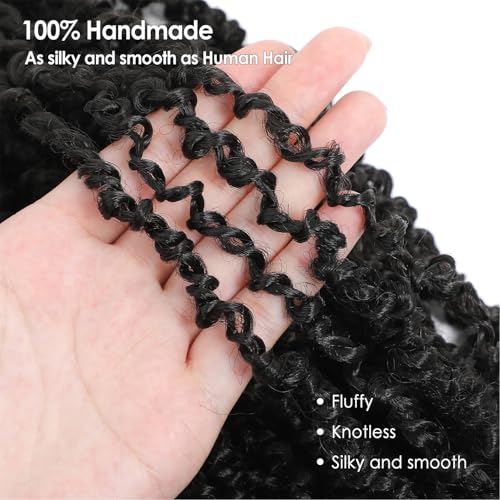 Yanky Twist Crochet Hair 8-12 Inch Pre-Mixed 9 Packs - Dark Brown Variation