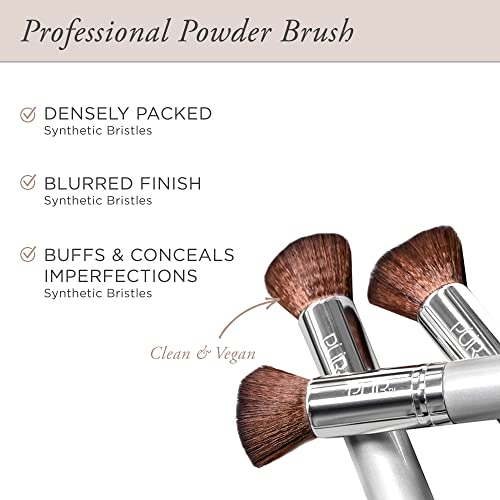 Flat Top Makeup Brush - Dense Synthetic Blending Brush for Foundation & Contour