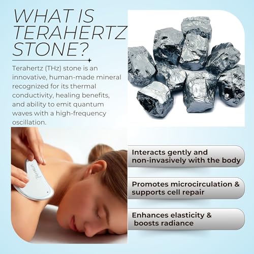 Terahertz Gua Sha Tool for Facial & Body Sculpting - Lymphatic Drainage & Anti-Aging
