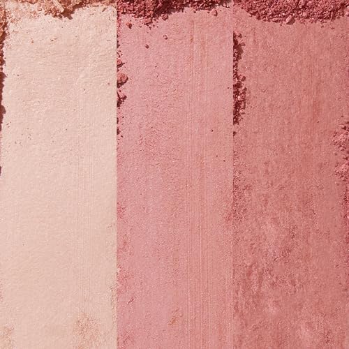 LAURA GELLER NEW YORK Geller's Greatest Better Than Ever 3pc Marbleized Blush Palette Trio + Angled Brush Set