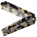 Kent 82T TW Handmade Folding Pocket Comb 2 Pack White Tokyo for Grooming