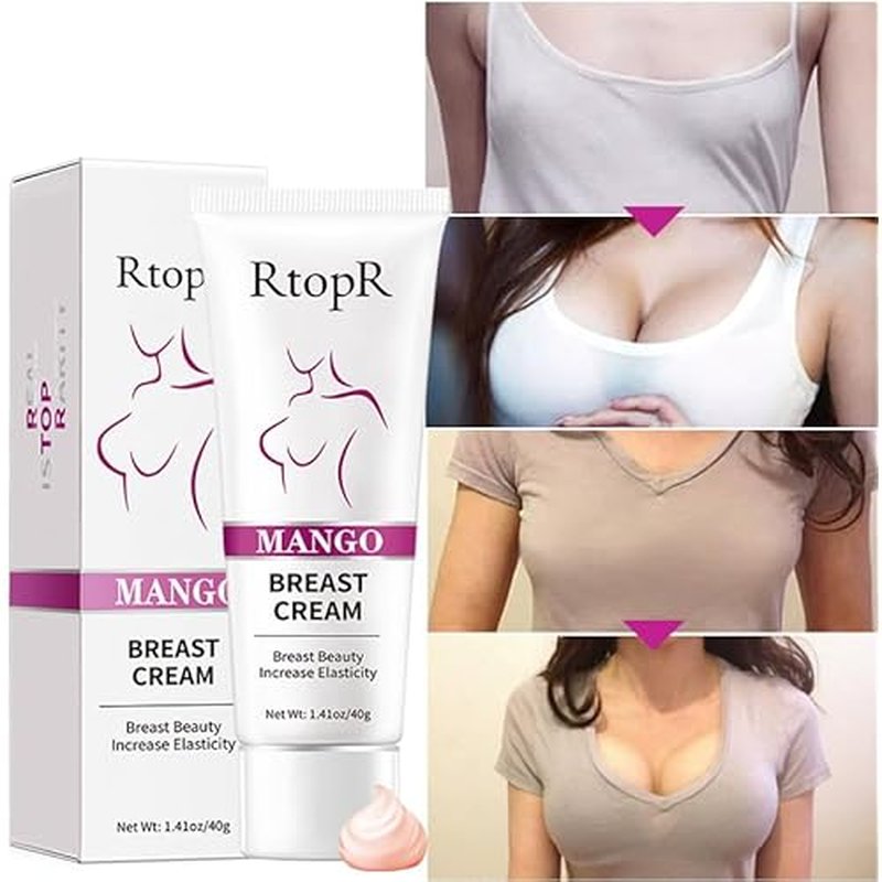 1 Pack Breast Enhancement Cream - Powerful Lifting & Plumping Formula for Breast Growth & Enlargement - Upsize Cream for Bust Increase & Pump Up Breast - Natural Bust Enhancement