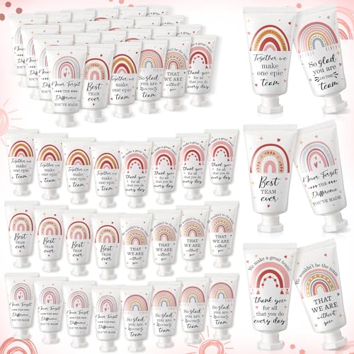 36 Pack Employee Appreciation Team Gifts Bulk Travel Size Hand Cream Inspirational Thank You Gifts Small Hand Lotions for Women Mothers Day Crna Nurse Teacher Employees Coworkers Staff