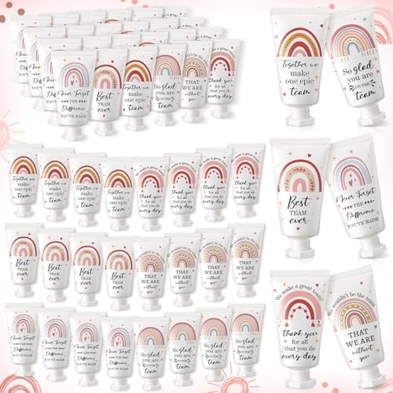 36 Pack Employee Appreciation Team Gifts Bulk Travel Size Hand Cream Inspirational Thank You Gifts Small Hand Lotions for Women Mothers Day Crna Nurse Teacher Employees Coworkers Staff