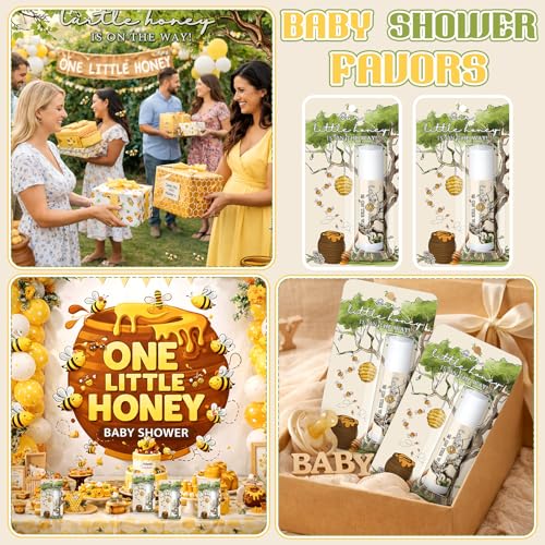 One Little Honey Lip Balm Set - 30 Pack Baby Shower Party Favors