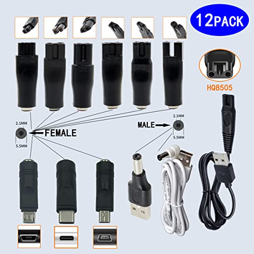 USB Adapter is Suitable for a Variety of Electric Hairdressers, shavers, Beauty Instruments, purifiers, Table Lamps and Others 5521 Adapter£¬Charging Adapter for Various Small appliances¡¦