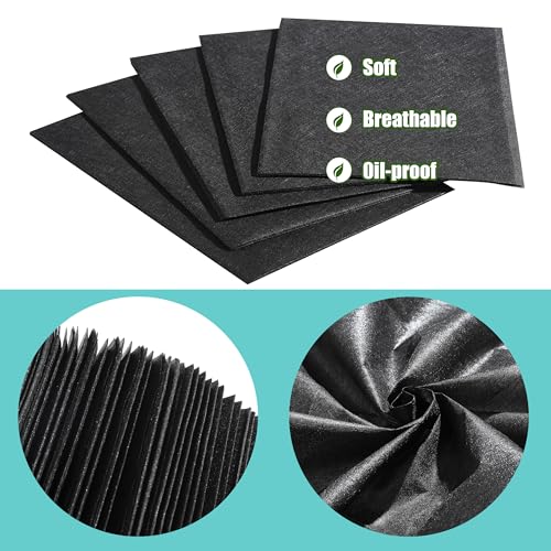 Disposable Bed Sheets for Massage Table 100 Pcs 31" x 71" Waterproof Massage Table Sheets Soft Non Woven Fabric SPA Massage Table Bed Cover Breathable for Beauty Tattoos Waxing Travel (Black)