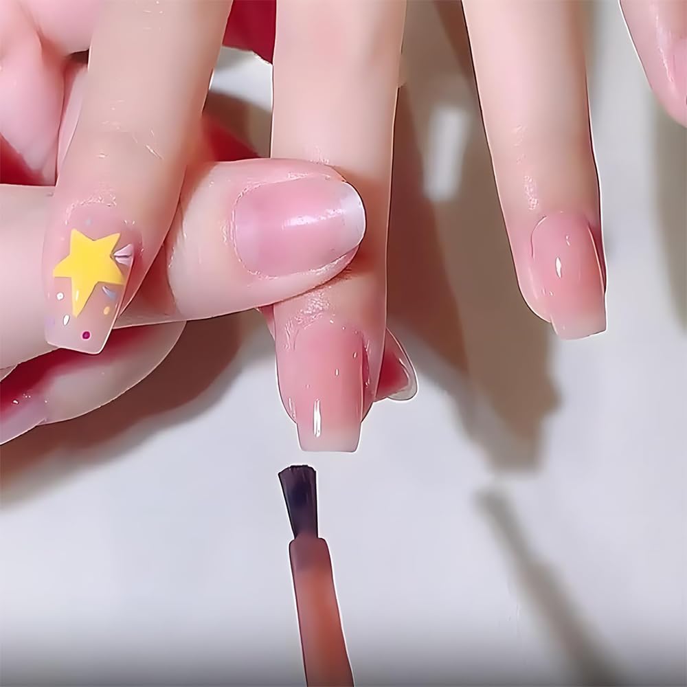 Gel Nails Paint,9 Colors Gel Nail Polish Painting Palette,Creamy Colorful Nail Polish Set,Portable Gift for Mom/Girls/Friend DIY Home (A1)