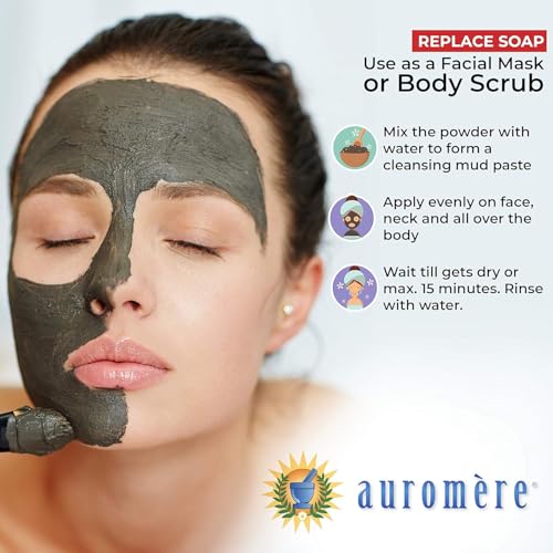 Deep Pore Cleansing Clay Mask for Face & Body - 16oz with Ayurvedic Herbs