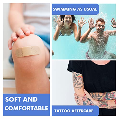 VOOVAO Waterproof Tattoo Aftercare Bandage Roll 7.87 in x 10.9 Yd Second Skin Wound Dressing