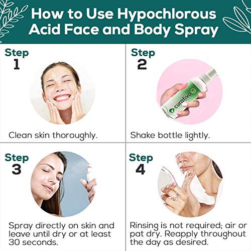 Hypochlorous Spray for Skin Care - Organic, 8 Oz, Total Skin Health