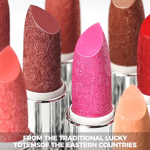 Anglicolor Metallic Lipstick Set - Hydrating Creamy Lip Colors with Shimmer