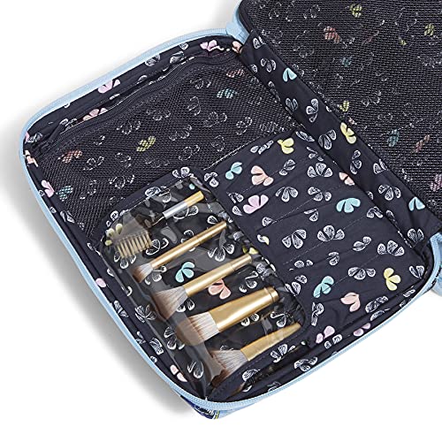 Women's Cotton Grand Vanity Toiletry Makeup Organizer Case Bag