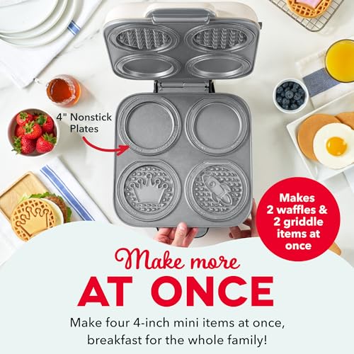 MultiMaker Family Mini Maker System with 10 Removable Plates for Breakfast & Beyond