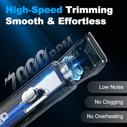 Body Hair Trimmer for Men: Manscape Electric Razor, Versatile Hair Beard Trimmer for Groin Nose/Ear Hair, Waterproof & USB-C Rechargeable,Travel Lock, Mens Gifts
