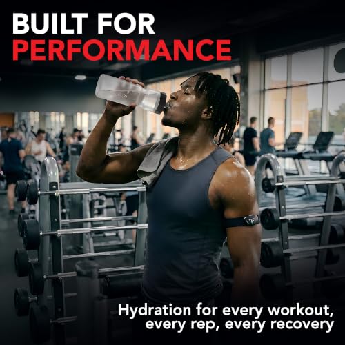 22 oz Water Bottles Bulk Pack - Clear Sports Squeeze 24-Pack