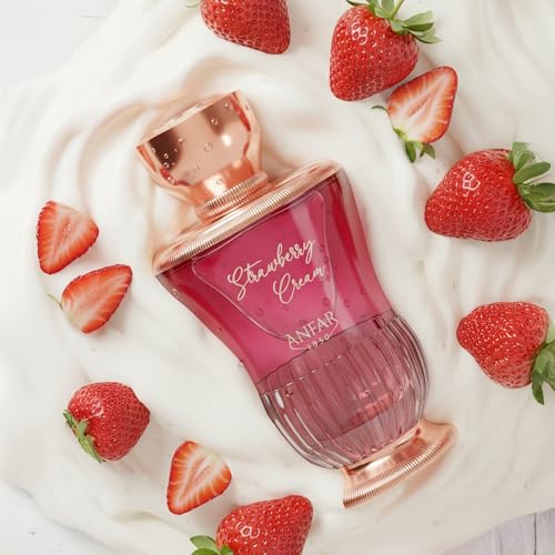 Women’s Strawberry Cream Perfume - Fruity Floral Gourmand Fragrance 3.4 oz