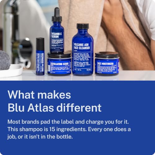 Blu Atlas Natural Men’s Shampoo - Sulfate-Free, Classic Scent, 8 oz - Variation of THIS listing