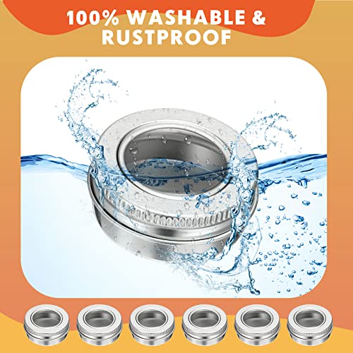 50 Pcs Aluminum Refillable Cosmetic & Lip Balm Containers 1 oz - Clear Top Screw Lid