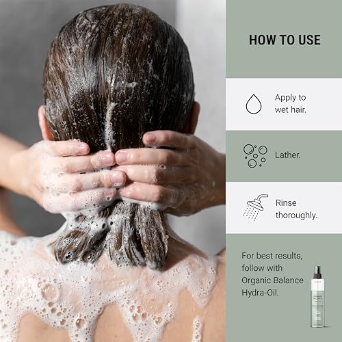 Organic Balance Shampoo 10.2 Fl Oz for All Hair Types - Hydrating & Gentle