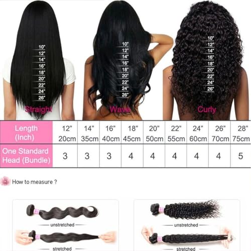 Natural Color 20 Inch Straight Human Hair Bundles - Virgin Brazilian Hair