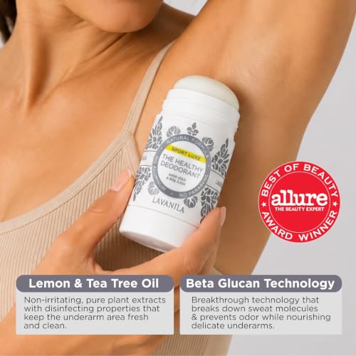 Aluminum-Free Natural Deodorant Duo - Vanilla Grapefruit Scent 2 Oz Each