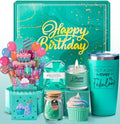 ITABLETAS Green Birthday Gift Basket for Women - Spa & Relaxation Set, Last-Minute Gift Idea