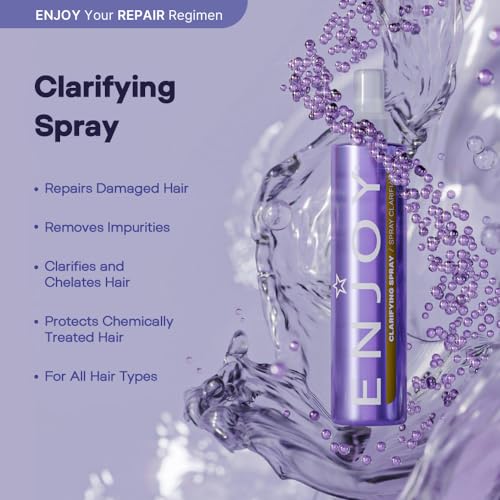 Clarifying Hair Spray for Hard Water & Chlorine Removal, pH 4.5-5.5, 10 Fl Oz