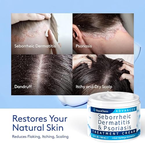 Seborrheic Dermatitis & Psoriasis Care Bundle - Calming Serum & Treatment Cream - Serum & Cream